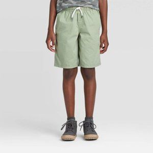 Cat & Jack Kids Small 6/7 Drawstring Shorts Green